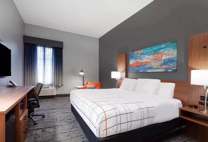 キングサイズベッドのデラックスルーム, La Quinta Inn & Suites By Wyndham St. Petersburg Northeast