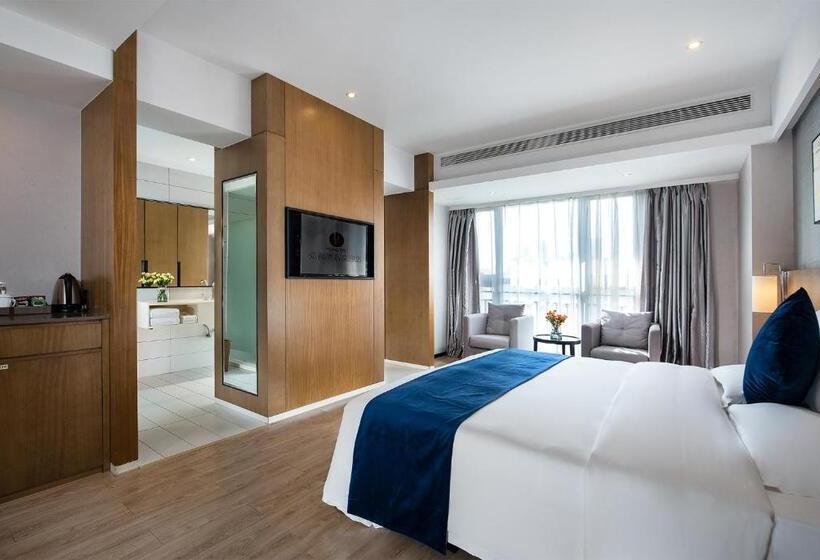 חדר דחוקס עם מיטת קינג, Hongdu