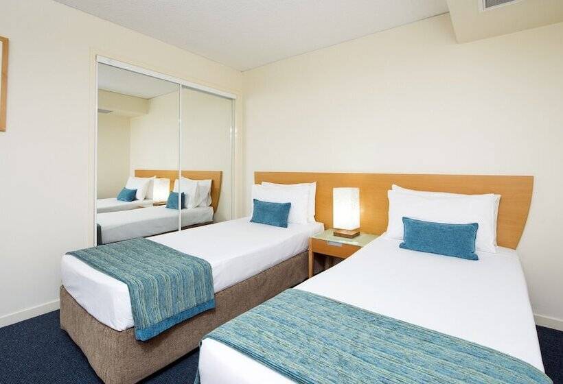 דירת 2 חדרי שינה עם נוף לגינה, Breakfree Grand Pacific