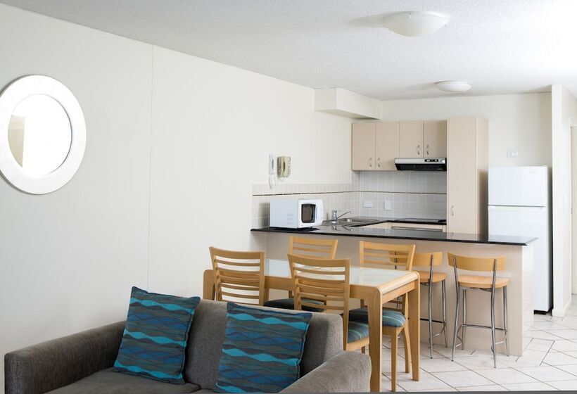 דירת 2 חדרי שינה עם נוף לגינה, Breakfree Grand Pacific