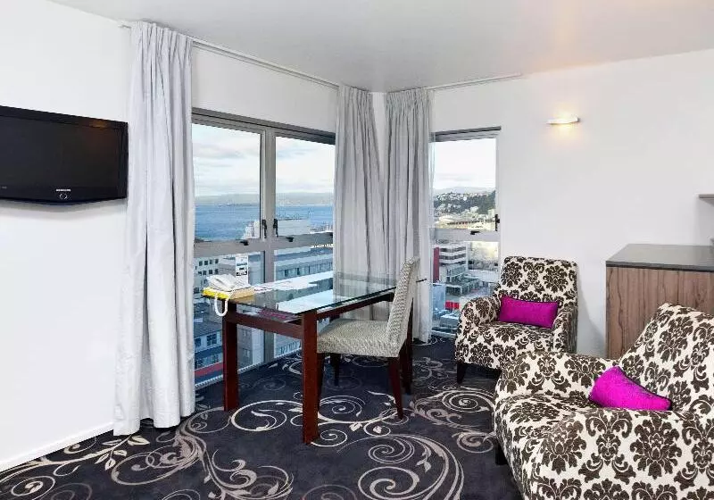 Huoneisto 1 Makuuhuone Näkymä, Mercure Wellington Central City Hotel And Apartments