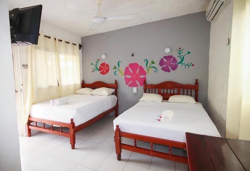 ２ダブルベッドのスタンダードルーム, Los Arcos Holbox