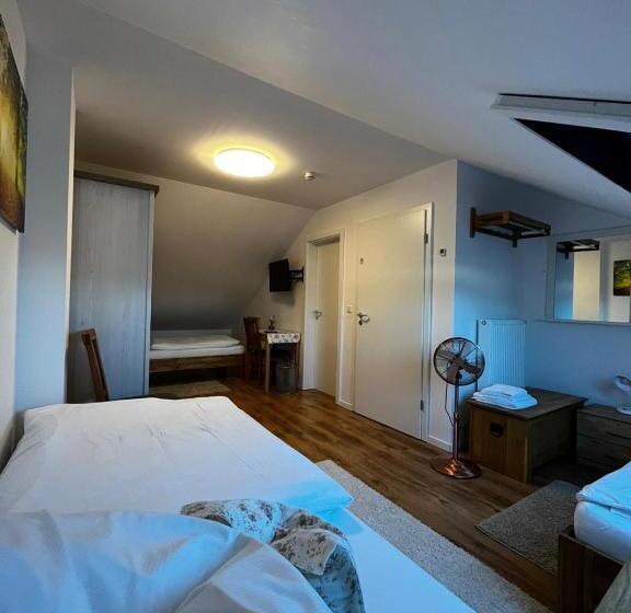 三人经典房间, Gästehaus Traunreut   Monteur Und Gästezimmer