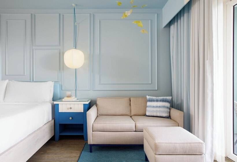 اتاق استاندارد با تخت دوبل و چشمانداز دریا, Renaissance Wind Creek Curacao Resort