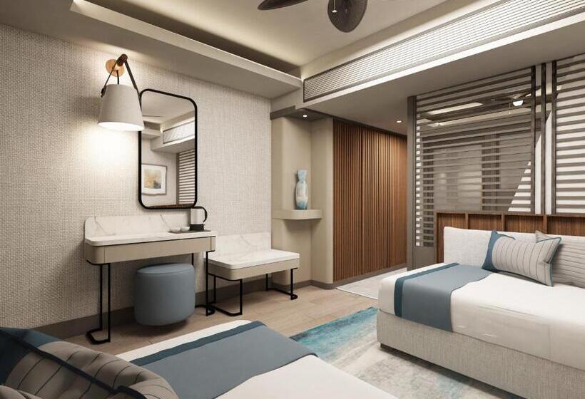 غرفة عائلية ذات إطلالة جانبية على البحر, Seaden Quality Resort & Spa Ultra All Inclusive