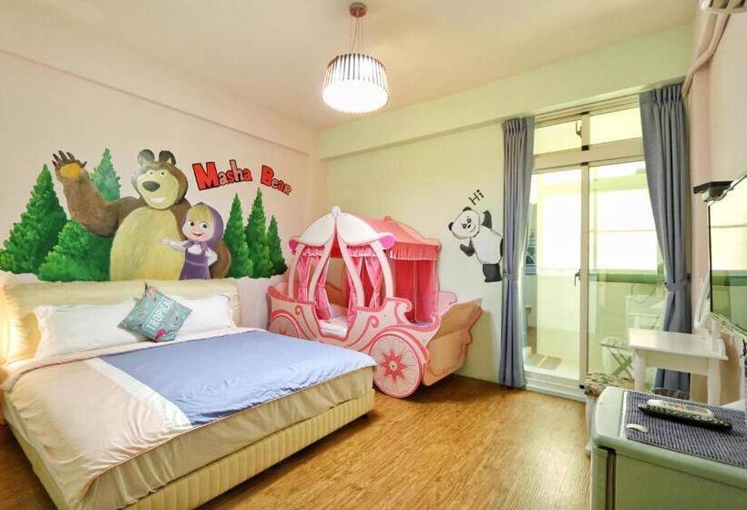 اتاق استاندارد سه نفره, 隨風旅行 親子包棟民宿