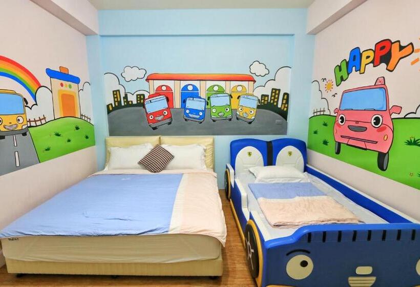 اتاق استاندارد سه نفره, 隨風旅行 親子包棟民宿