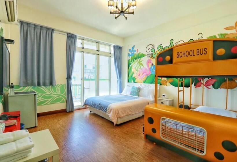 اتاق استاندارد چهار تخته, 隨風旅行 親子包棟民宿