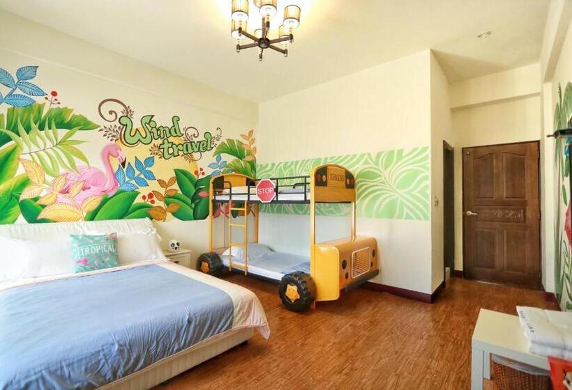 اتاق استاندارد چهار تخته, 隨風旅行 親子包棟民宿