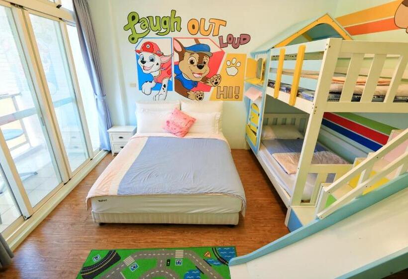 اتاق استاندارد چهار تخته, 隨風旅行 親子包棟民宿