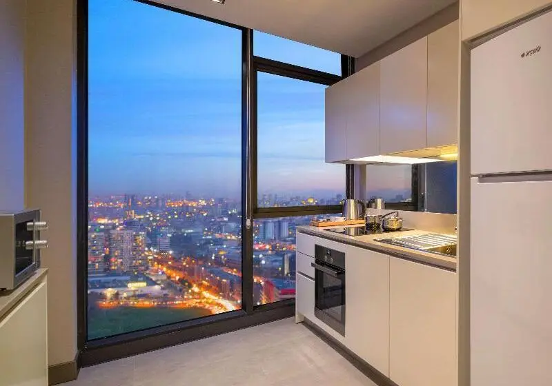 ２ベッドルームデラックスアパートメント, Movenpick Living Istanbul West