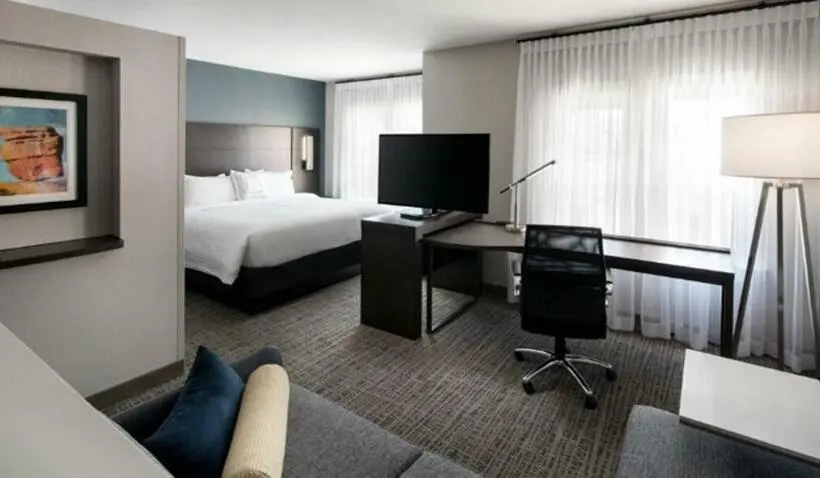 キングサイドベッドのスタンダードワンルーム, Residence Inn By Marriott Wilkesbarre Arena