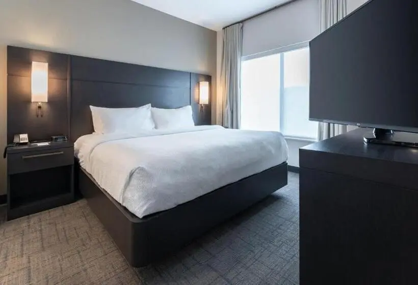 キングサイドベッドのスタンダードワンルーム, Residence Inn By Marriott Wilkesbarre Arena