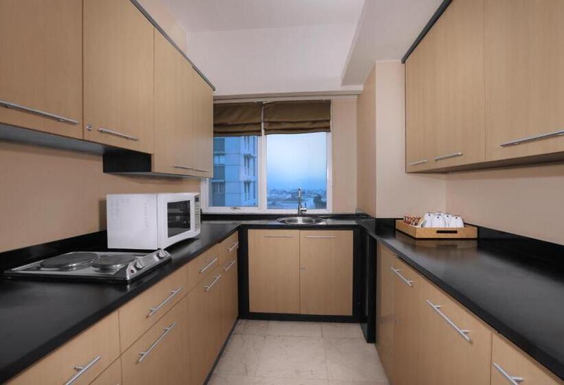 침실 3개 아파트, Grand Dafam Braga Bandung