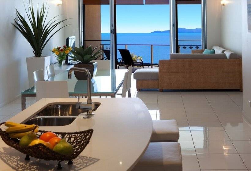 침실 2개 바다 전망 아파트, Vue Apartments Trinity Beach