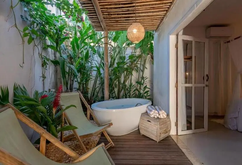 キングサイズベッドのスイートルーム, Pousada Bem Te Vi Trancoso