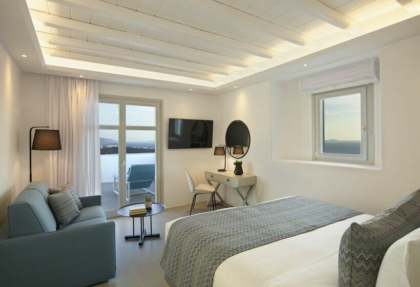 סוויטת ג'וניור נוף לים, Epic Blue Mykonos