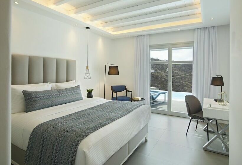 סוויטת דלוקס נוף לים, Epic Blue Mykonos