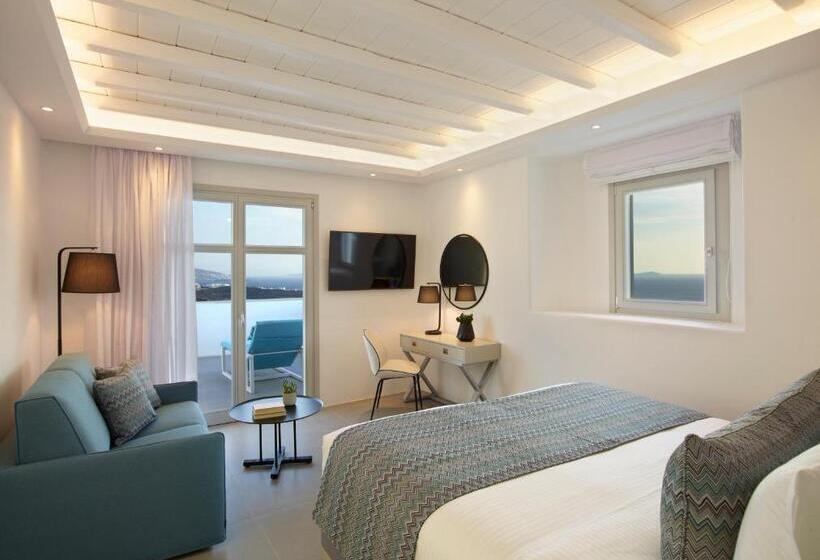 סוויטת ג'וניור נוף לים, Epic Blue Mykonos