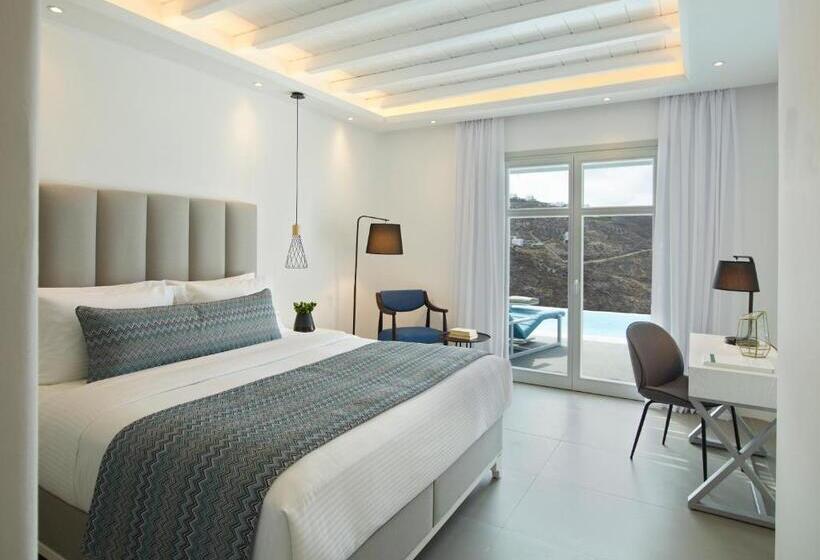 סוויטת דלוקס נוף לים, Epic Blue Mykonos