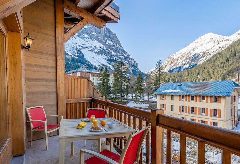Апартаменты 3 Спальни, Madame Vacances Residence Les Jardins De La Vanoise