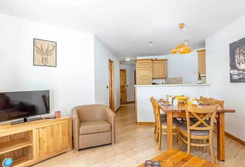 ３ベッドルームアパートメント, Madame Vacances Residence Les Jardins De La Vanoise