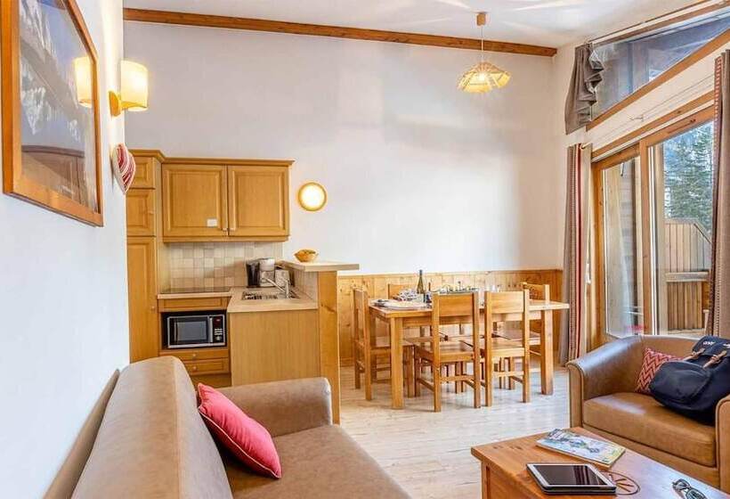 דירת שלושה חדרים, Madame Vacances Residence Les Jardins De La Vanoise