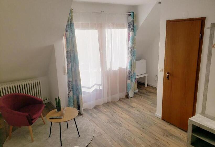 اتاق استاندارد یک تخته با بالکن, Alter Hirsch