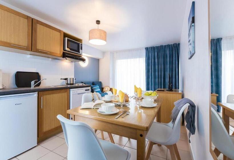 شقة غرفة واحدة مطلة على البحر, Résidence Odalys Les Bains