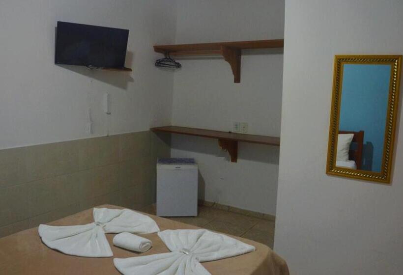 اتاق استاندارد سه تخته با چشمانداز باغ, Pousada Bicho Do Mar