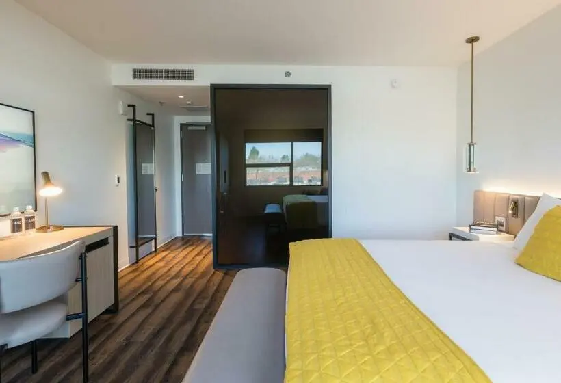 キングサイズベッドのデラックスルーム, Shashi Hotel Mountain View Palo Alto