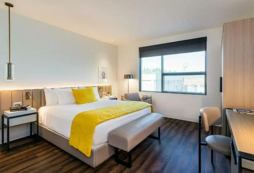 キングサイズベッドのデラックスルーム, Shashi Hotel Mountain View Palo Alto