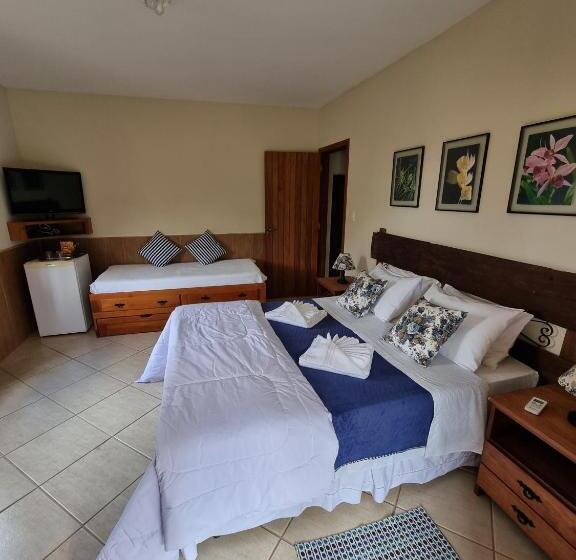 스탠다드 트리플 룸, Pousada Recanto Da Lunane