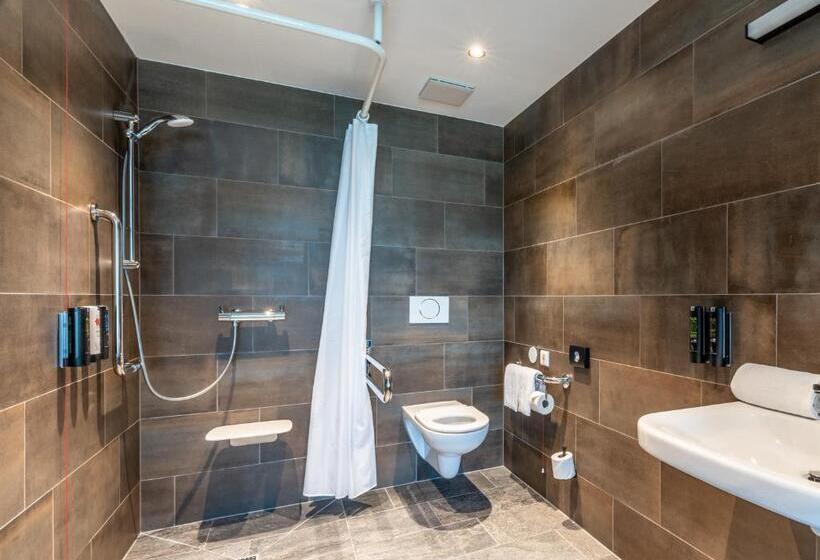 适合残疾人使用的标准间, Aiden By Best Western Stadtgut Hotel Steyr   Free Parking