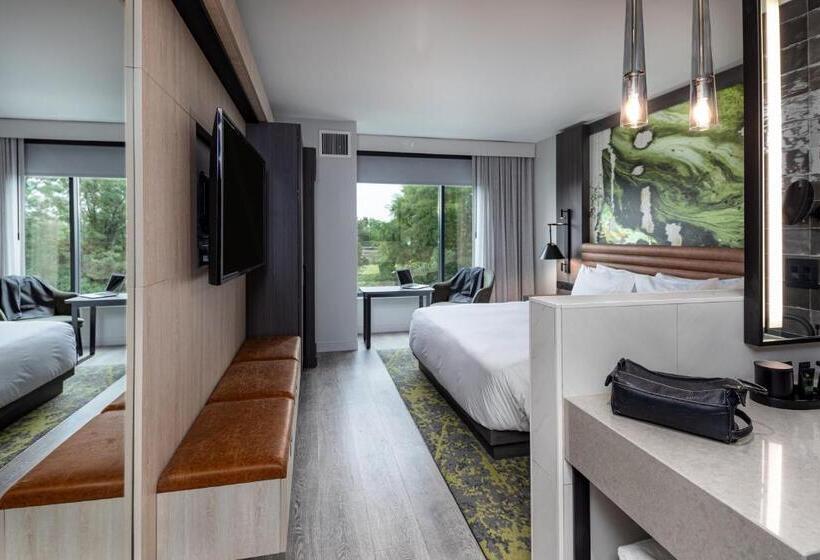 带大床的标准间, Hyatt Centric Charlotte Southpark