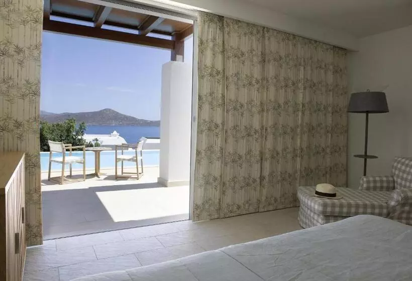Superior bungalow with sea view, Aquila Elounda Village Resort, Suites & Spa