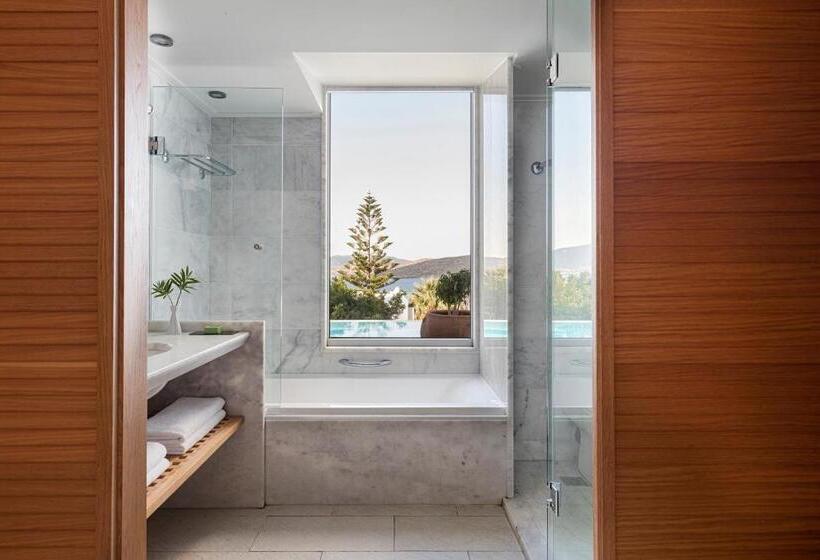 Superior bungalow with sea view, Aquila Elounda Village Resort, Suites & Spa