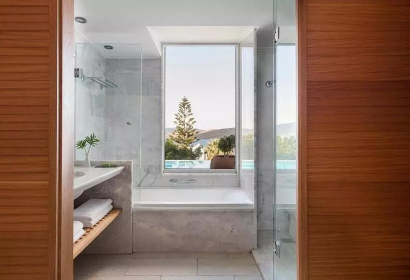 Superior bungalow with sea view, Aquila Elounda Village Resort, Suites & Spa