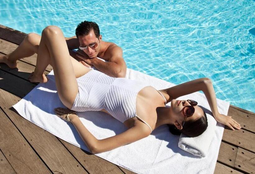 Люкс Deluxe Вид на Море, Aquila Elounda Village Resort, Suites & Spa