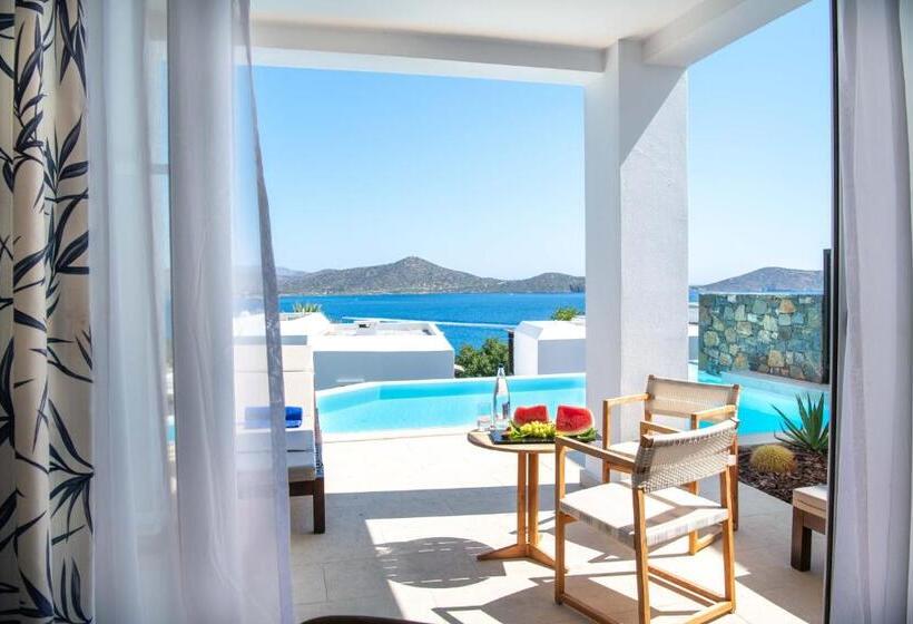 Superior bungalow with sea view, Aquila Elounda Village Resort, Suites & Spa