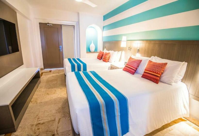 스탠다드 룸 더블 침대 2개, Wyndham Alltra Playa del Carmen - Adults Only - All Inclusive