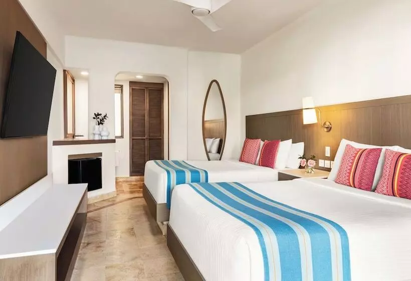 2ダブルベッドのスタンダードルーム, Wyndham Alltra Playa del Carmen - Adults Only - All Inclusive