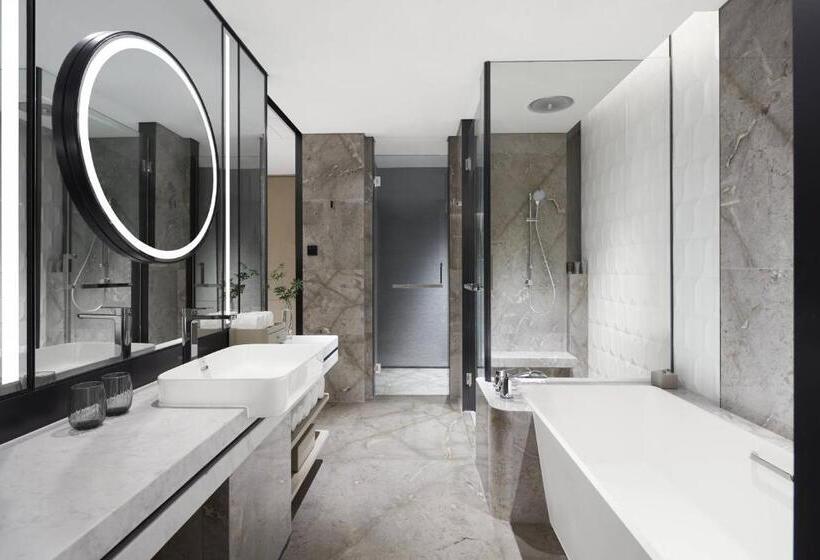 Quarto Executivo Cama King, Jw Marriott Shanghai Fengxian