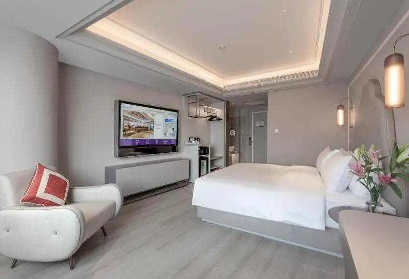 キングサイズベッドのデラックスルーム, Mercure Lanzhou Zhengning Road