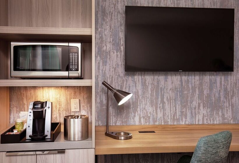 带2个双人床的标准工作室, Hilton Garden Inn New York/manhattan Chelsea