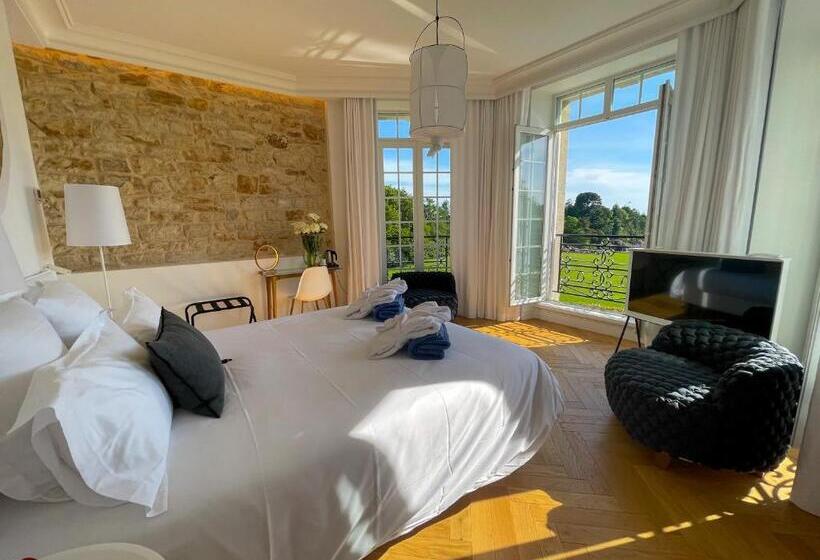 חדר דלוקס נוף לים, Les Garennes   Hôtel Spa Bénodet