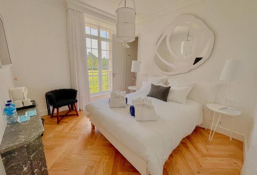 חדר סטנדרט נוף לגינה, Les Garennes   Hôtel Spa Bénodet