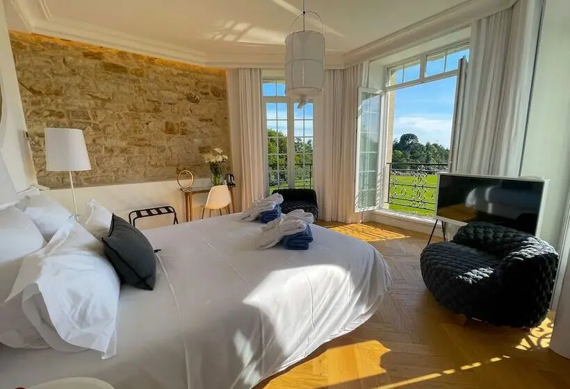 オーシャンビューデラックスルーム, Les Garennes   Hôtel Spa Bénodet