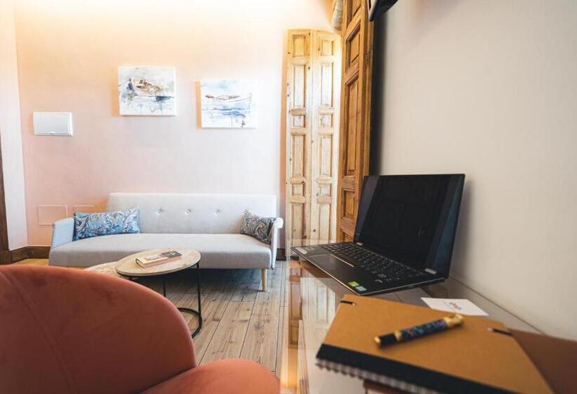 غرفة ديلوكس مزودة بشرفة, La Casa Del Médico Hostería Rural