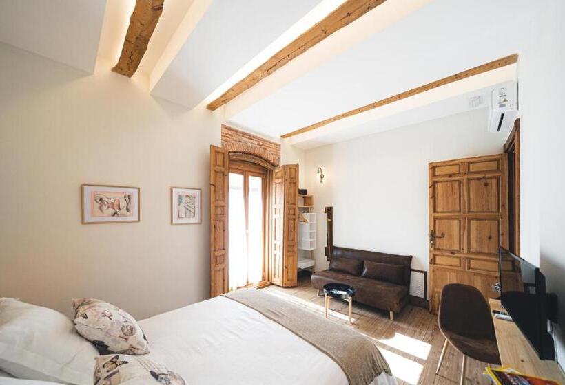 غرفة ديلوكس مزودة بشرفة, La Casa Del Médico Hostería Rural